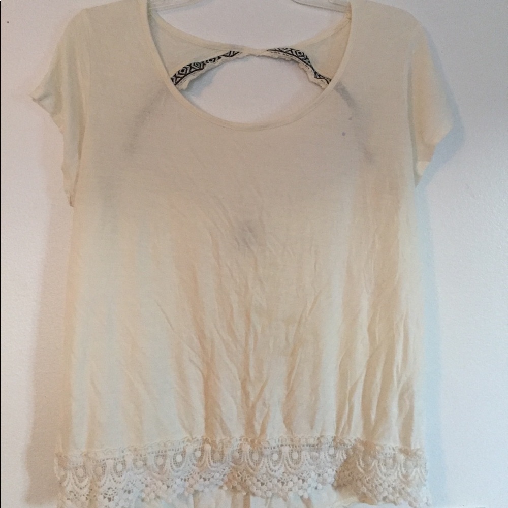 open back tee